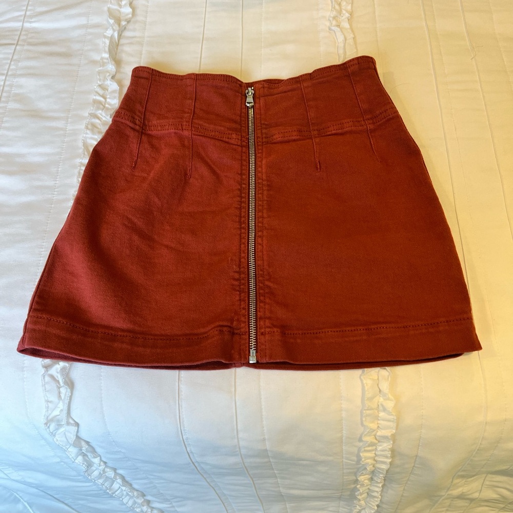 free people mini skirt
